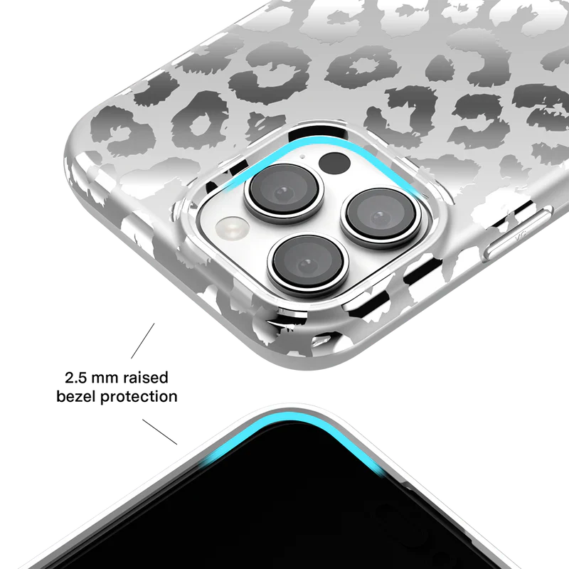 Compatible with iPhone Case Cheetah Print, Leopard [Military Grade Protection] Hard PC Back Anti-Scratch Shockproof Women Girls Case for iPhone