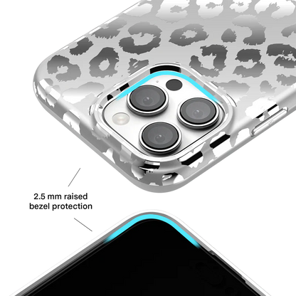 Compatible with iPhone Case Cheetah Print, Leopard [Military Grade Protection] Hard PC Back Anti-Scratch Shockproof Women Girls Case for iPhone