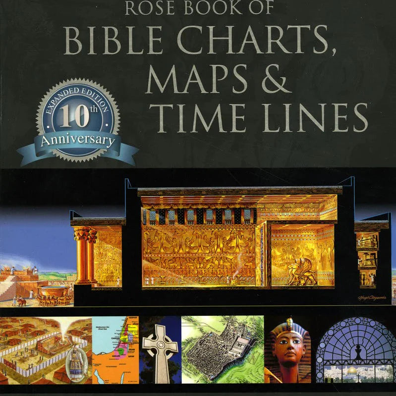 The Book of Bible Charts, Maps, and Time LinesThe ULTIMATE visual Bible resource is here! 230 pages of maps, timelines, and charts on everything: miracles, parables, apostles, feasts, and prophecies.