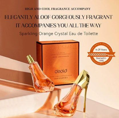 High-heeled shoe-shaped perfume spray, natural scent, long-lasting and captivating, a women's exclusive fragrance, 30ml