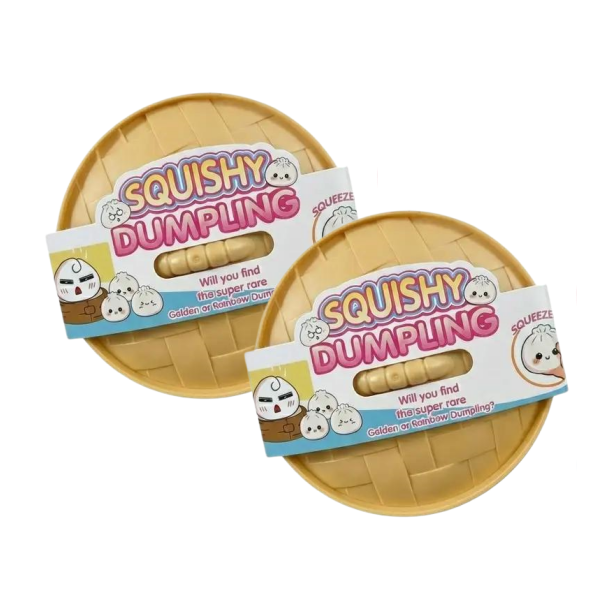 Expressive Big Dumpling Squishy-Buy 1 Get 1-Fidget Toy, Soft TPR Material, Stress Relief, Random Style per Pack.