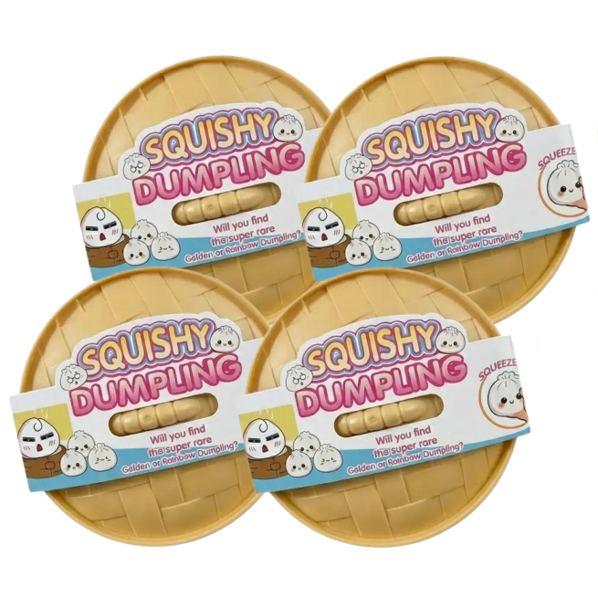 Expressive Big Dumpling Squishy-Buy 1 Get 1-Fidget Toy, Soft TPR Material, Stress Relief, Random Style per Pack.
