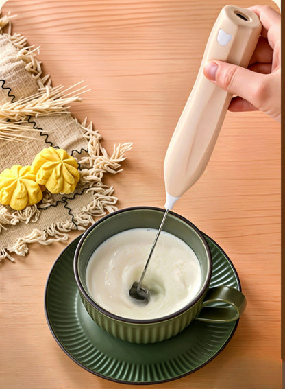 Portable Mini Drink Mixer – Type-C Milk Frother for Coffee & More