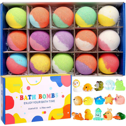 Glow-in-the-Dark Doll Bath Bomb Set For Kids