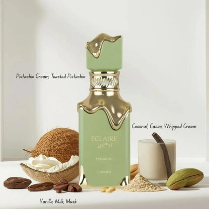 Lattafa Eclaire Pistache / Eclaire Banoffi /  Eclaire Unisex Edp 3.4 oz