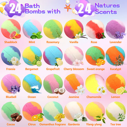 Glow-in-the-Dark Doll Bath Bomb Set For Kids