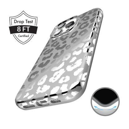 Compatible with iPhone Case Cheetah Print, Leopard [Military Grade Protection] Hard PC Back Anti-Scratch Shockproof Women Girls Case for iPhone