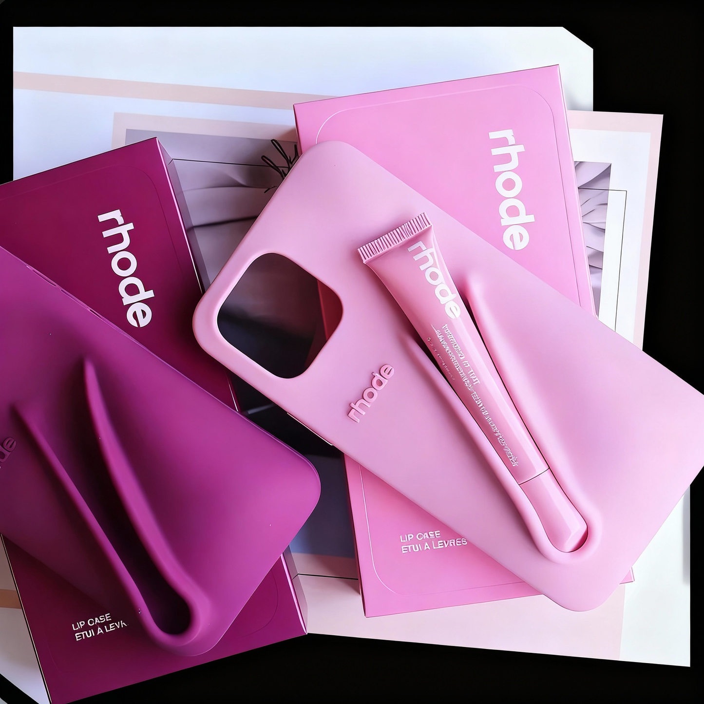 Lip Gloss iPhone Case | 2-in-1 Fashion & Protection for iPhone 13/14/15/16 Pro Max