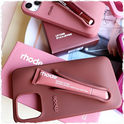 Lip Gloss iPhone Case | 2-in-1 Fashion & Protection for iPhone 13/14/15/16 Pro Max