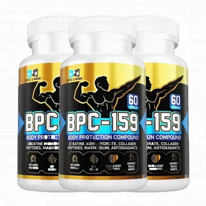 Creatine & Collagen Peptide Capsules for Muscle & Joint Support, 60ct