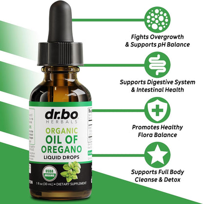 Organic liquid oregano oil drops, cleansing, immune support!