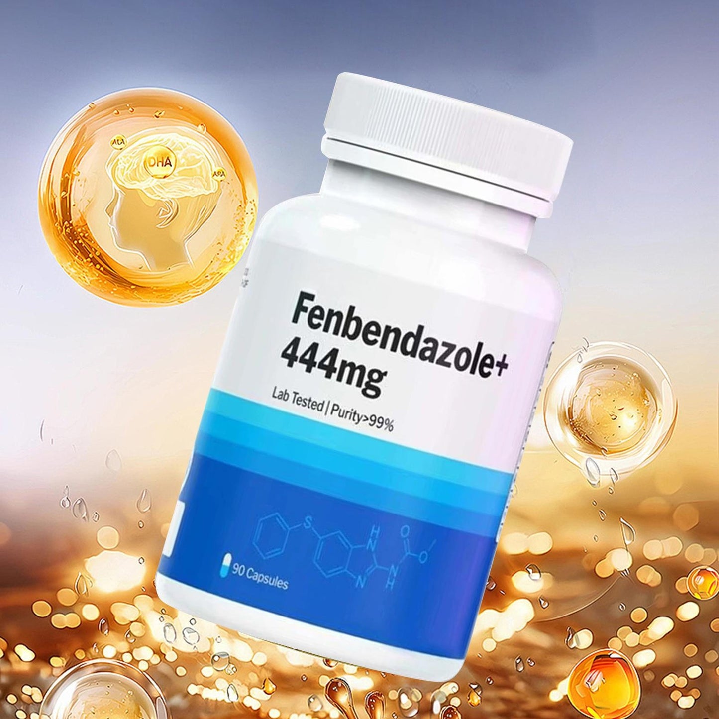 Highly Concentrated Dietary Supplement 444mg – 90 Capsules | Daily Wellness & Immune Support