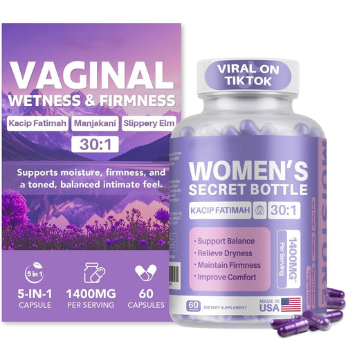 60 Capsules Vaginal Moisturizer Kacip Fatimah 1,000mg&Manjakni 200mg for Female
